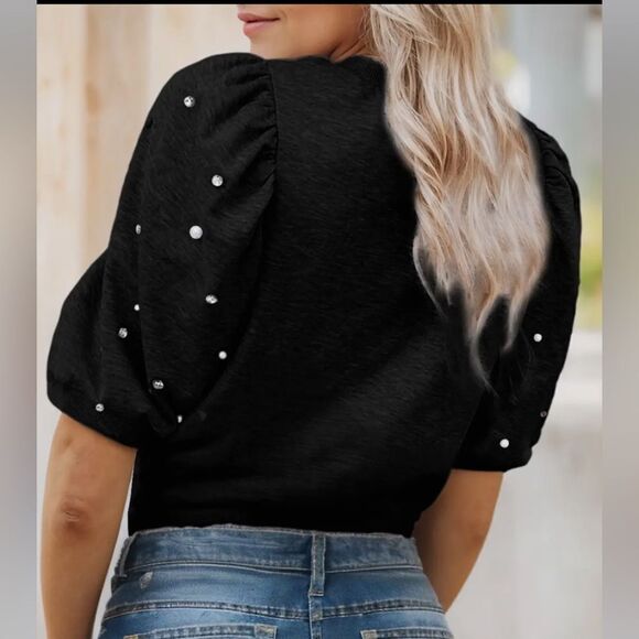 Pearl Puff Sleeve - Picture 3 of 3